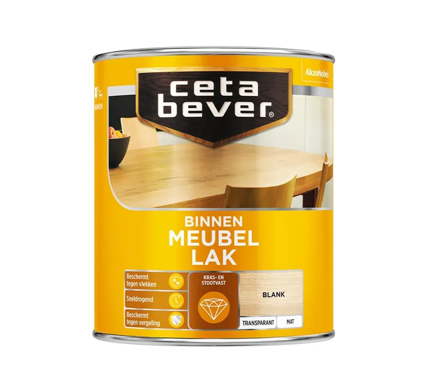 Cetabever Meubellak Transparant 0.25 Liter Korting