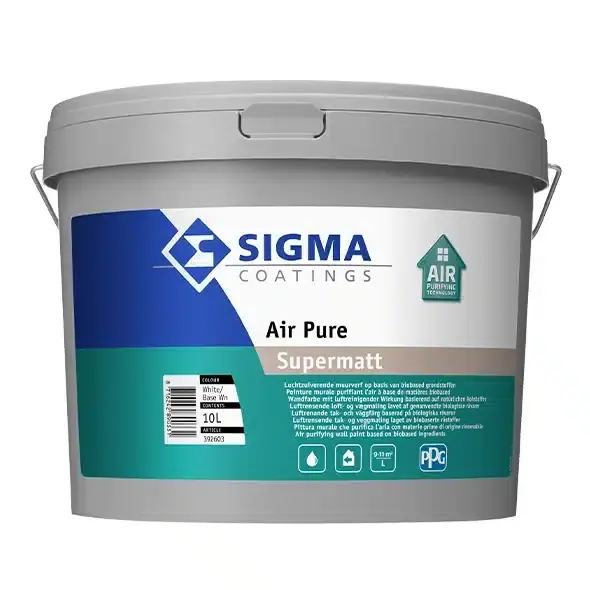 Laatste Versie Sigma Air Pure Supermatt 2.5 Liter