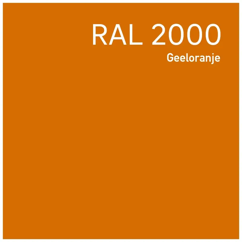 Voordeelprijs RAL 2000 Geeloranje