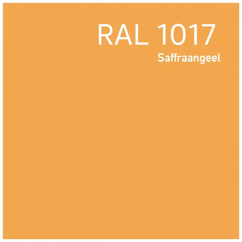 Laatste Versie RAL 1017 Saffraangeel