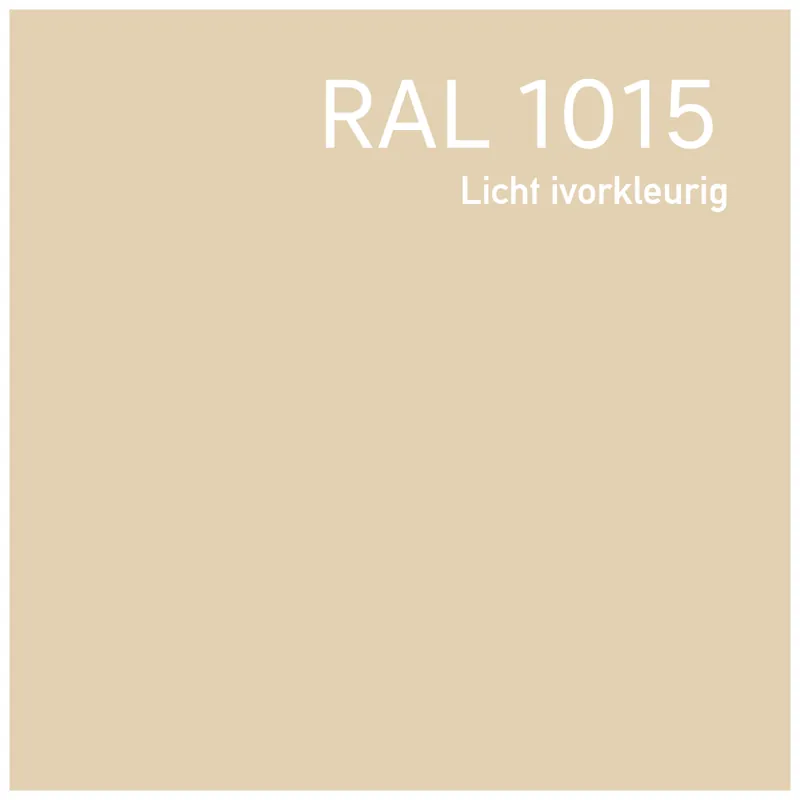 Favoriet RAL 1015 Licht ivoorkleurig