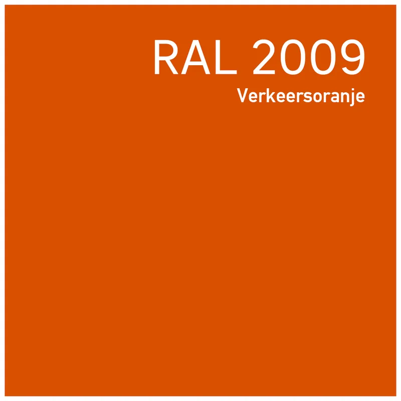 Seizoensaanbieding RAL 2009 Verkeersoranje