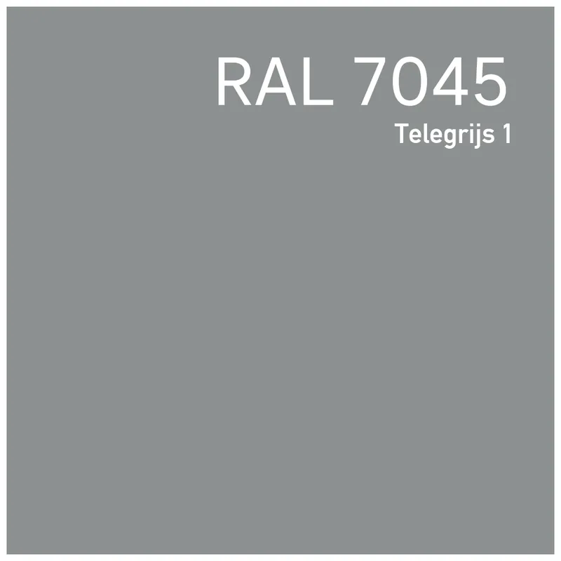 Gratis Retour RAL 7045 Telegrijs 1