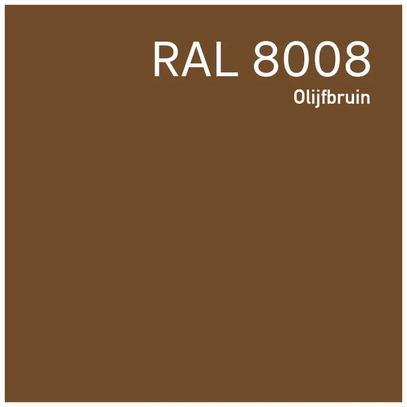 Actieprijs RAL 8008 Olijfbruin