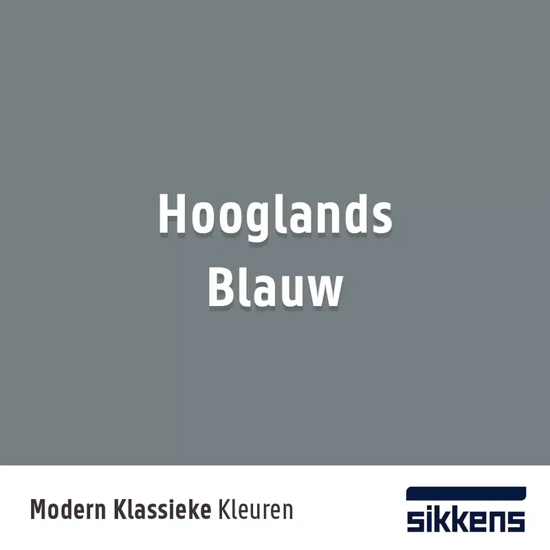 Flitsaanbieding Hooglands Blauw
