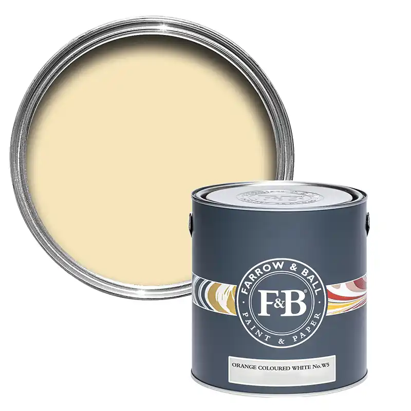 Farrow and Ball Orange Coloured White No. W5 Actieprijs