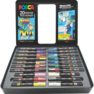 Finale Uitverkoop Posca Manga Hero Marker Set 20 Stuks