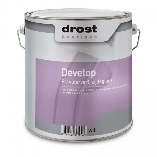 Drost Devetop PU Vloerverf Zijdeglans 1 liter Seizoensaanbieding
