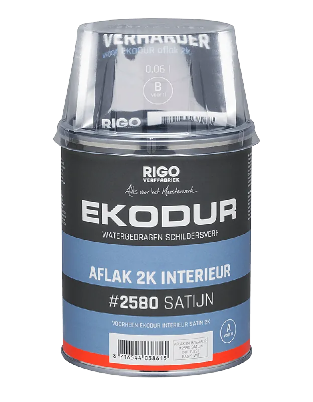 Rigo Ekodur Interieur 2K PU-Aflak #2580 0.5 liter Shop Nu