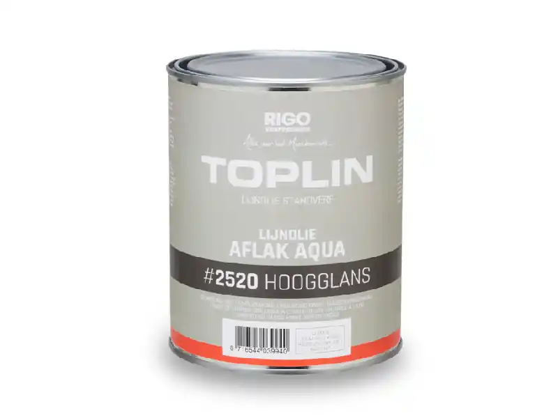 Rigo Toplin Aqua Hoogglans #2520 1 liter Flitsaanbieding
