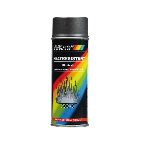 Betrouwbaar Motip Hittebestendig Spuitbus 400 ml Antraciet 4037