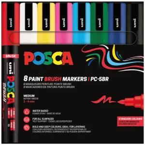 Posca set PC-5BR 8 stuks in doosje Koop Vandaag