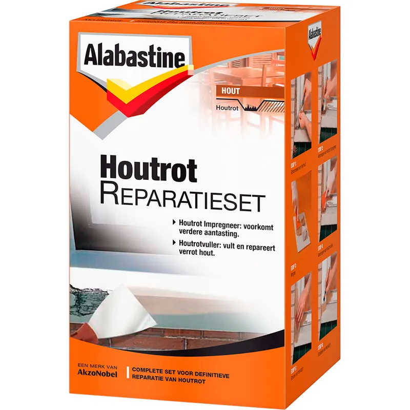 Laatste Kans Alabastine Houtrotvuller Set Alles in 1