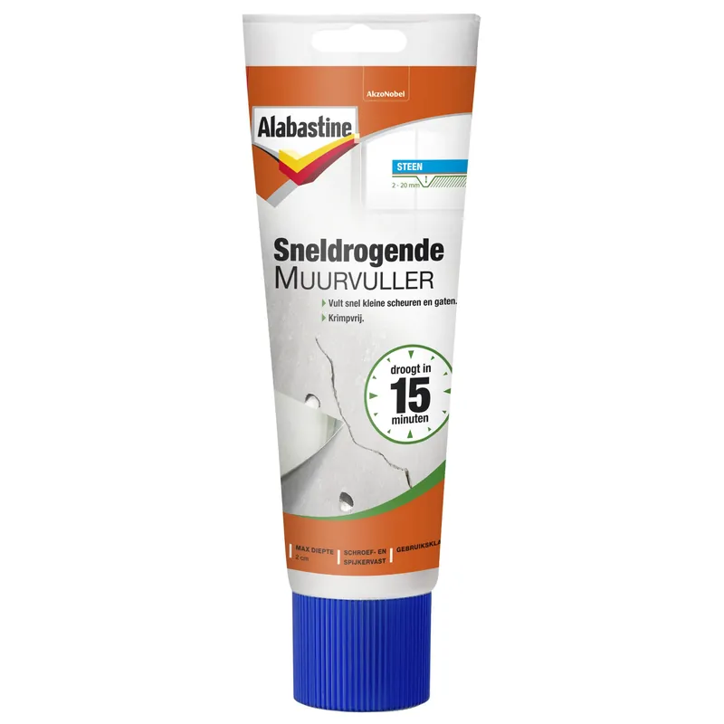 Seizoensaanbieding Alabastine Sneldrogende Muurvuller Tube 330 gram