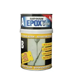 Gereduceerde Prijs Rustoleum 2K Epoxy Betonscheurvuller 0,5 ltr Set