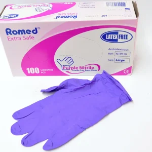 Laatste Kans Romed Handschoenen Nitril Paars 100 stuks Small